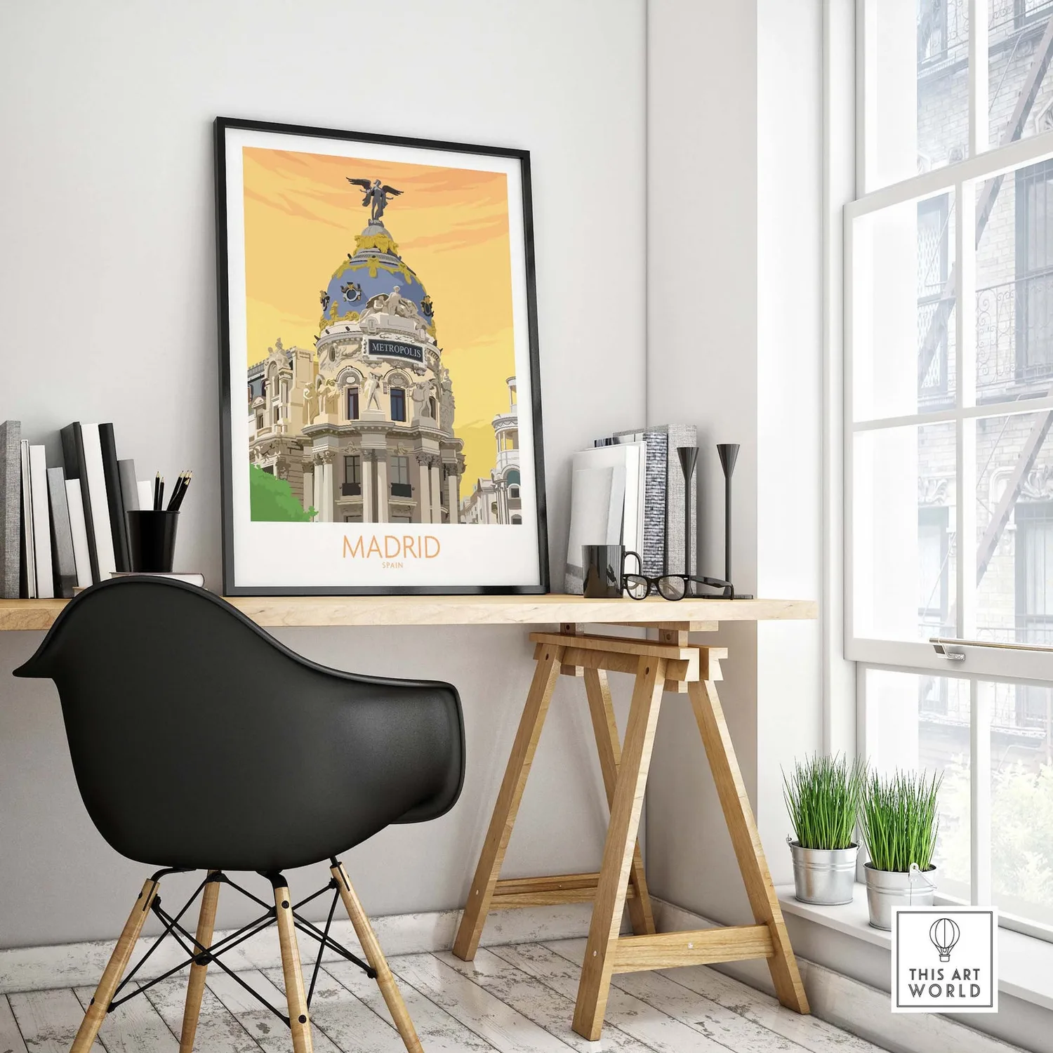 Madrid Spain Wall Art Print - Image 4