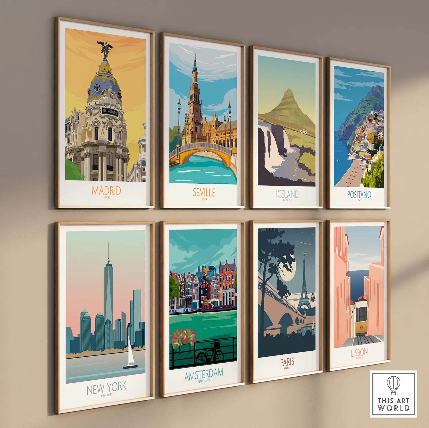 Madrid Spain Wall Art Print - Image 3