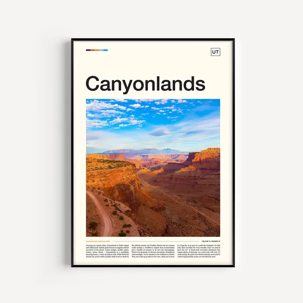 Canyonlands National Park Photography Poster