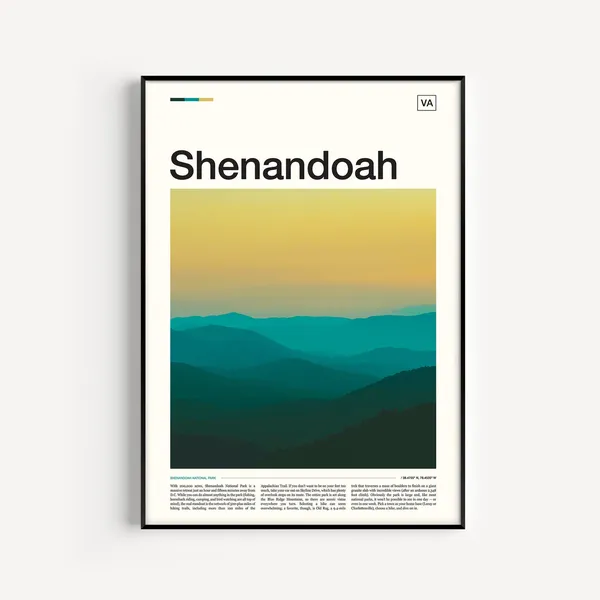 Shenandoah National Park Art Print