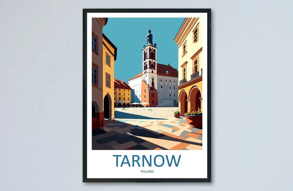 Tarnow Travel Poster, Poland Wall Art