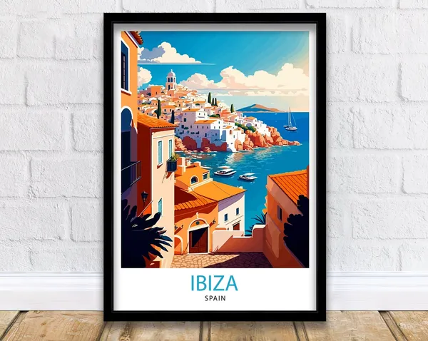 Ibiza Spain Travel Gift For Lovers Poster