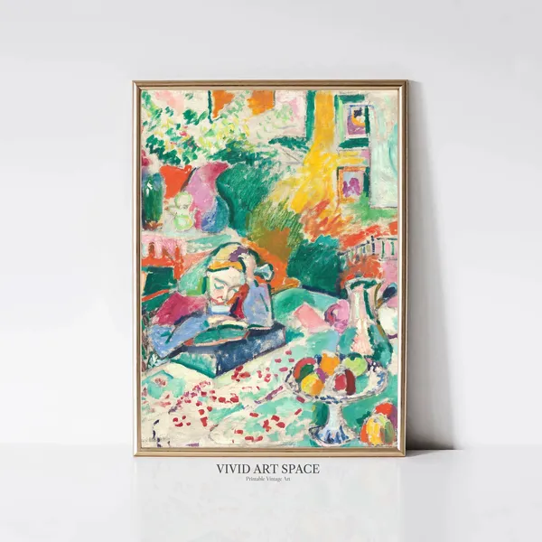 Henri Matisse Interior With A Young Girl, Fauvism