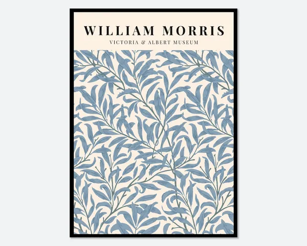 William Morris Blue Willow Bough Vintage Art Print