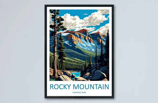 Rocky Mountain National Park Home Dcor Art Print