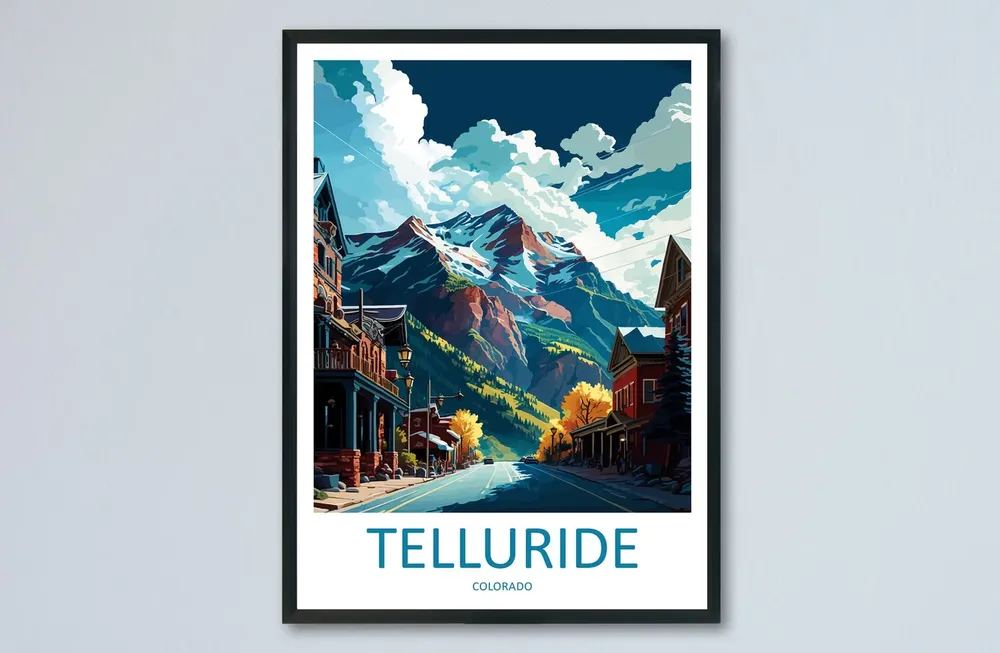 Telluride Home Decor Travel Poster