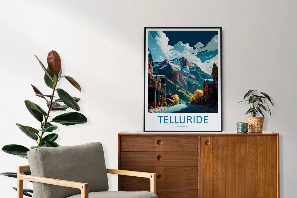 Telluride Home Decor Travel Poster - Image 2