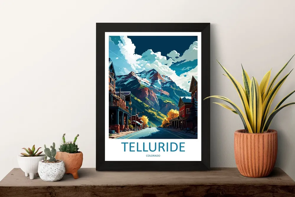 Telluride Home Decor Travel Poster - Image 3