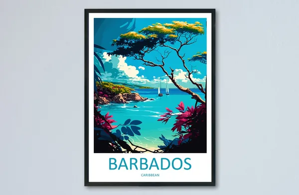 Barbados Wall Hanging Home Dcor Travel Poster