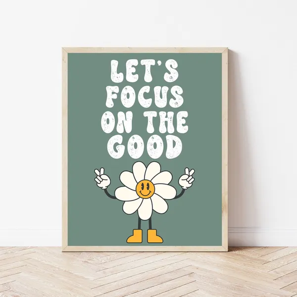 Retro School Counselor Quotes, Growth Mindset Poster
