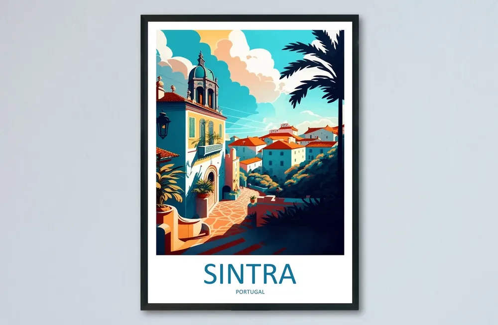 Sintra Travel Print, Portugal Wall Art