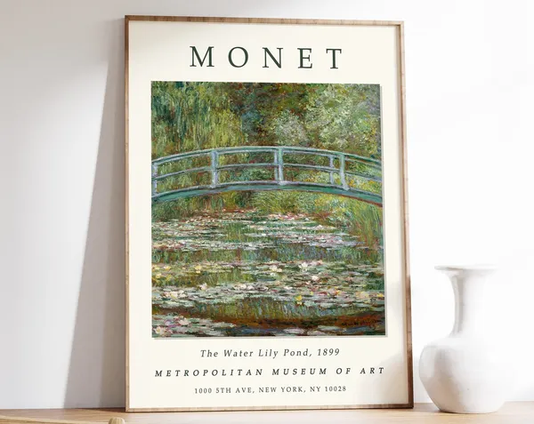 Claude Monet Water Lilies Nature Poster Print