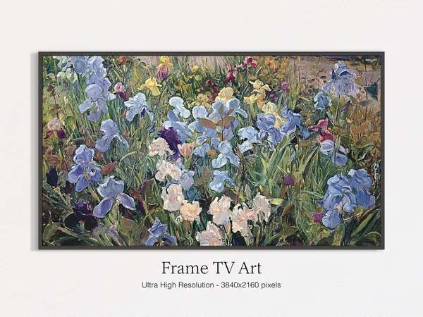 Vintage Oil Painting Flowers Still Life Art Print