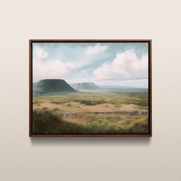 Hawaii Volcanoes National Park Vintage Art Print