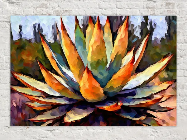 Agave Plant Southwest Desert Cactus Art Print