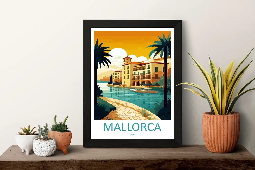 Mallorca Travel Poster, Spain Wall Art - Image 3