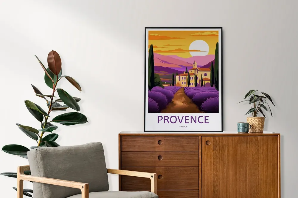 Provence Travel Poster, France Wall Art - Image 2