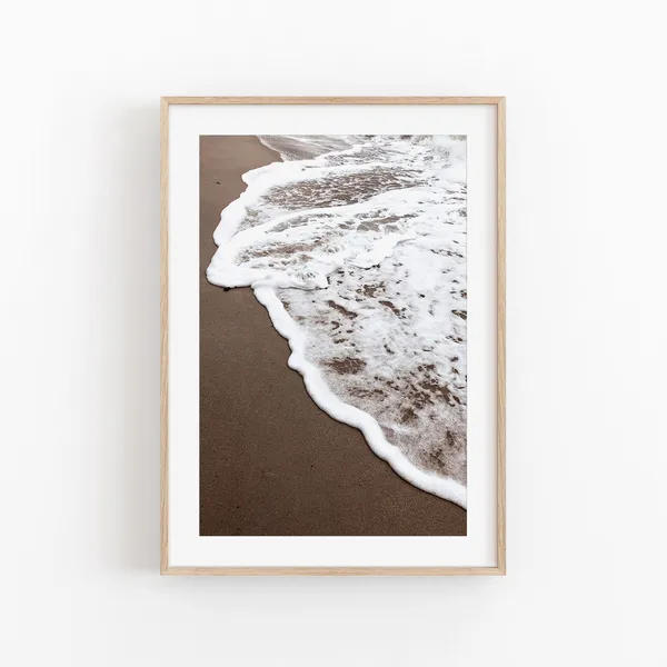 Beach Hut Photography Minimalist Poster Art Print