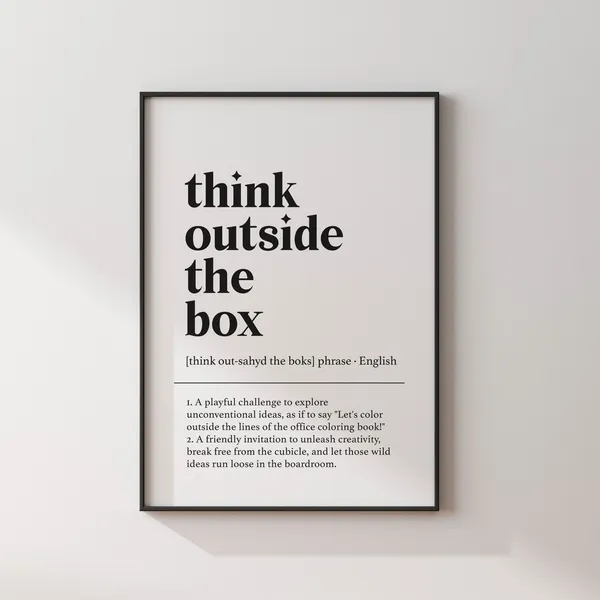 Home Office Wall Art, Funny Office Decor