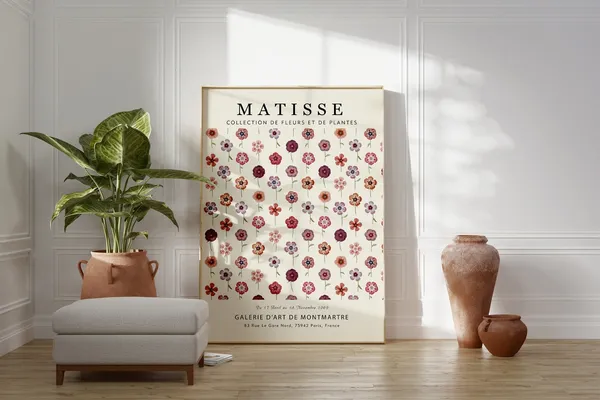 Matisse Flower Market Botanical Poster