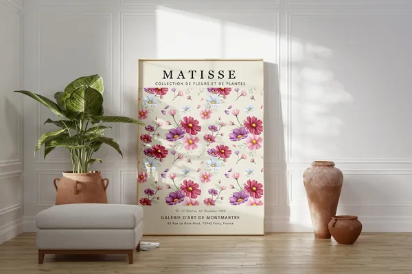 Matisse Flower Market Botanical Poster Art Print