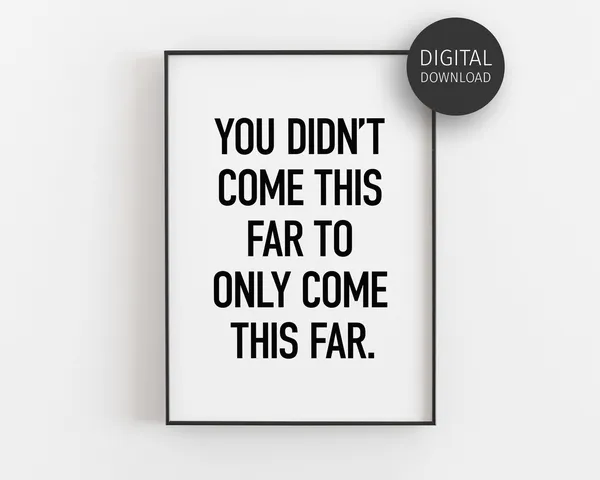 Growth Mindset Quote Art Print, Motivational Office Decor