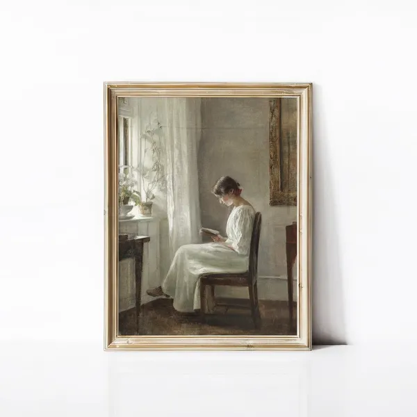 Vintage Painting Antique Art Print, Vintage Style