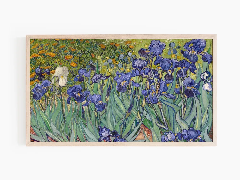 Irises By Van Gogh, Art Print - Image 3
