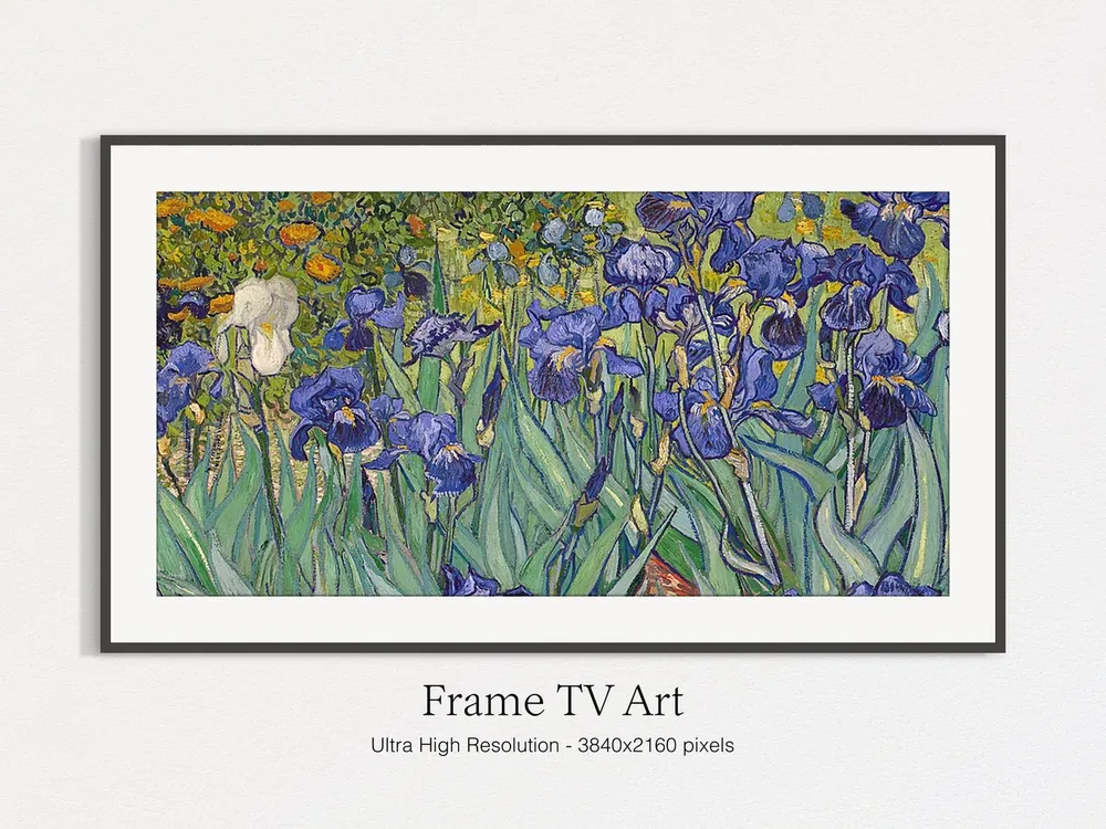 Irises By Van Gogh, Art Print - Image 5