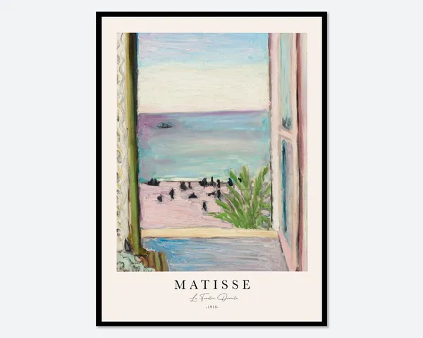 Henri Matisse La Fentre Ouverte Vintage Art Print