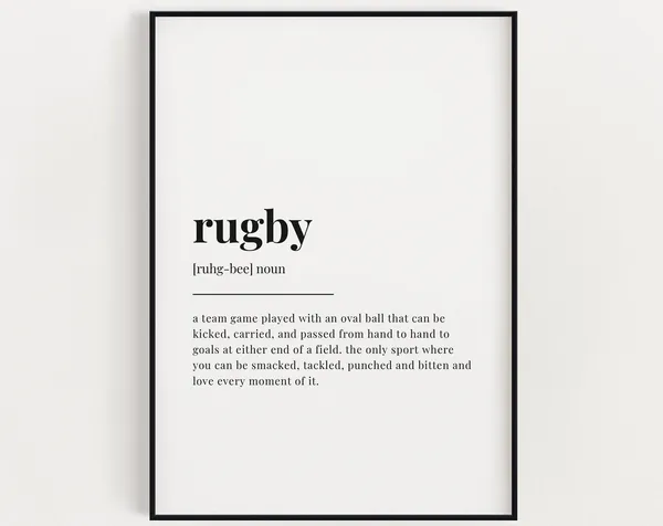 Rugby Definition Meaning, Gift For Rugby Player