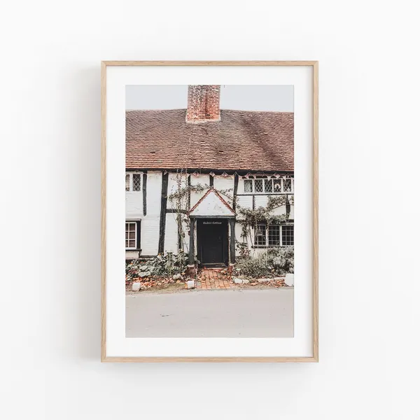 Old House on Old Kiln Lane, England Travel Poster