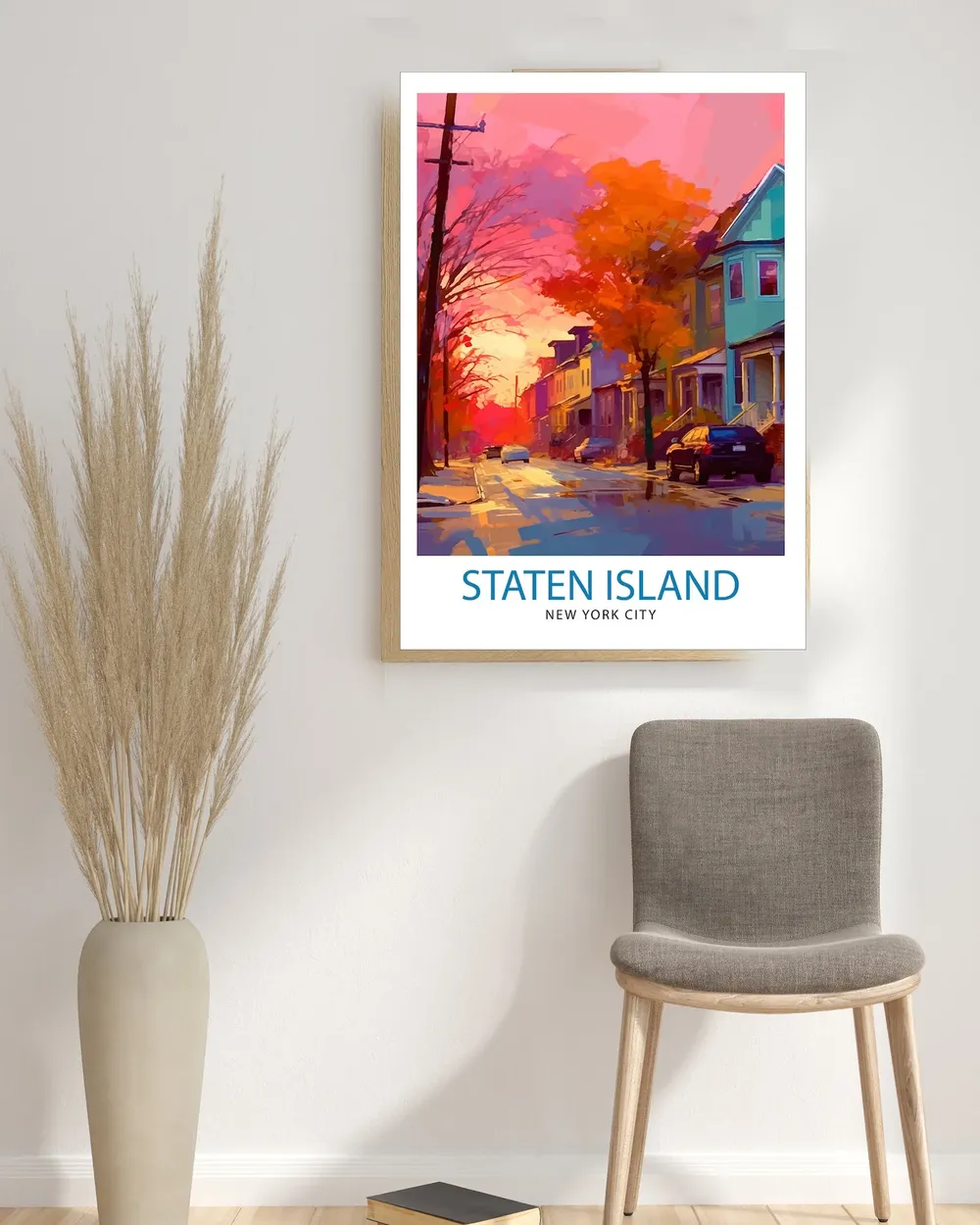 Staten Island New York Travel Poster - Image 3