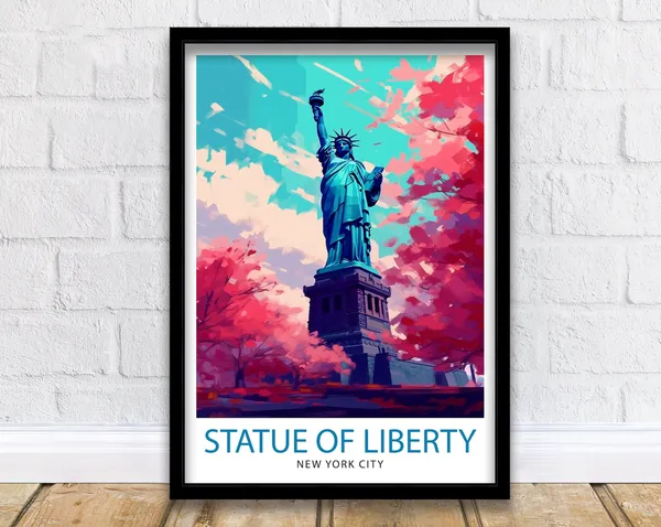 Statue Of Liberty Usa Travel Poster