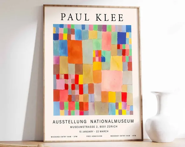 Paul Klee Flora On Sand Exhibition Poster