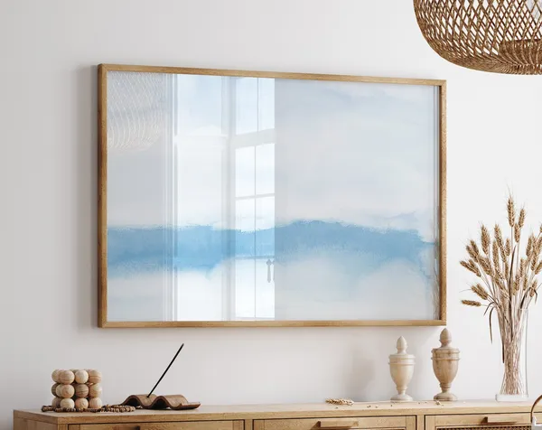Ocean Aesthetic Wall Art Print, Coastal Zen Decor