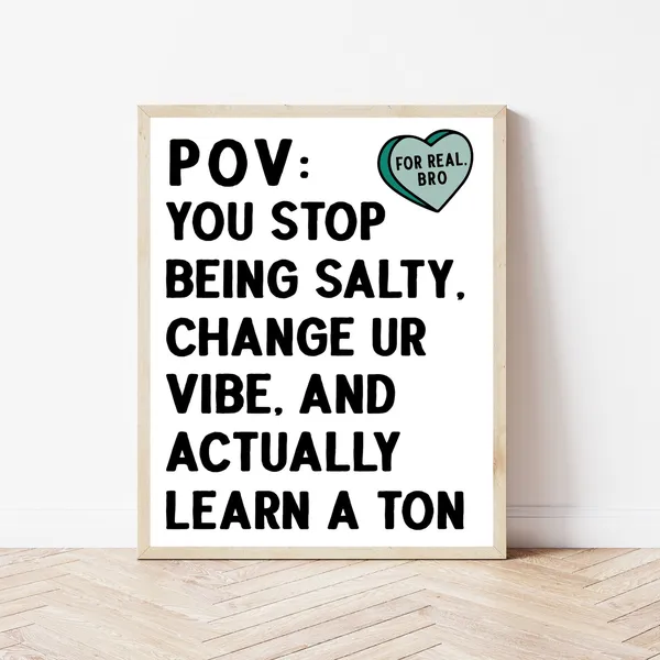 School Counselor Decor High Math Classroom Art Print