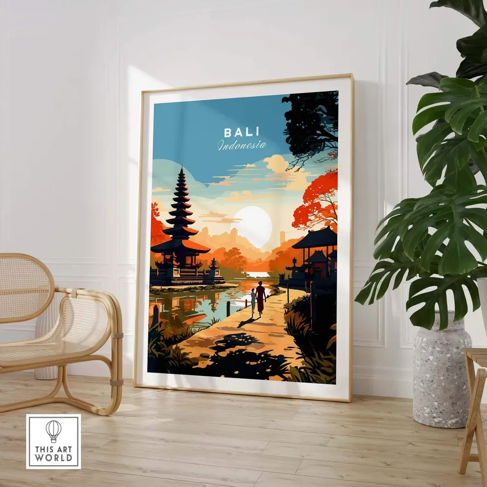 Bali Wedding Anniversary Gift Poster - Image 3