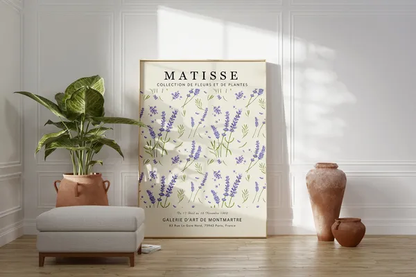 Matisse Flower Market Poster Art Print