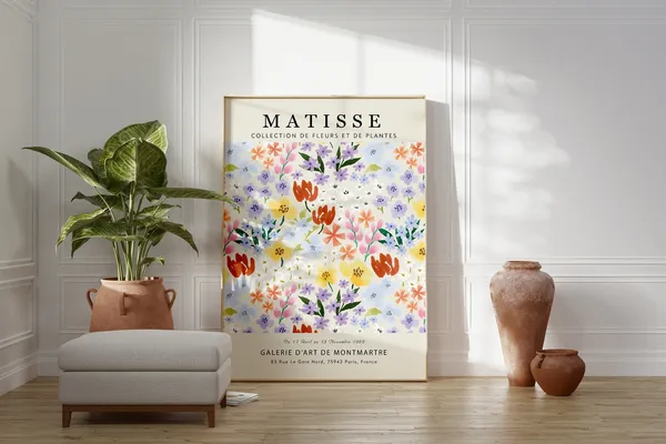 Matisse Flower Botanical Poster Print