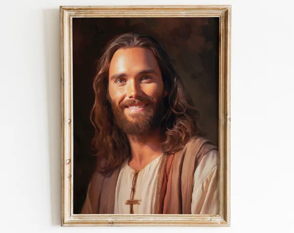 Jesus Farmhouse Christian Wall Art, Bible Verse