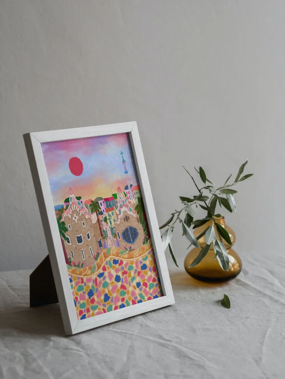Barcelona Travel Poster, Spain Wall Art - Image 3
