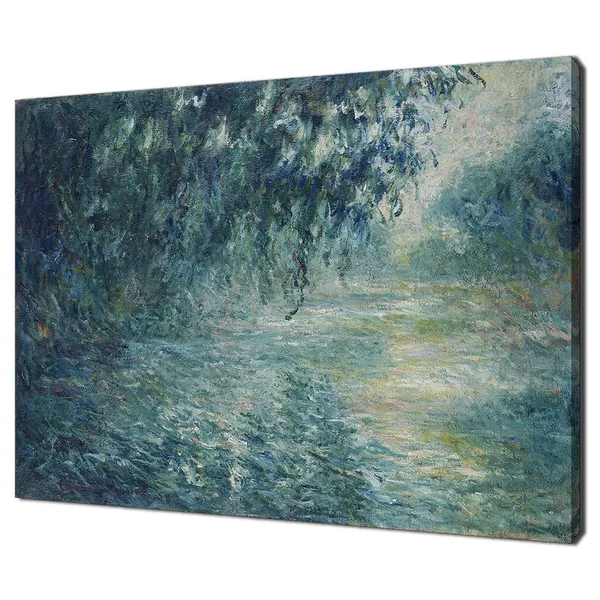 Morning On The Seine In The Rain, Monet-Inspired Art Print