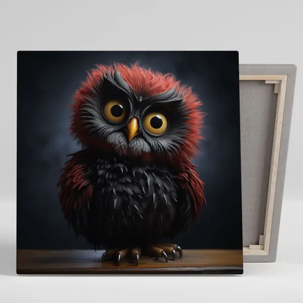 Owl Nursery Wall Art Print, Modern Kids Room Decor