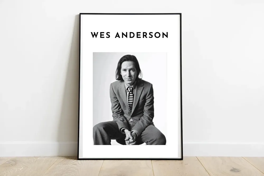 Wes Anderson - Literary Portrait Art