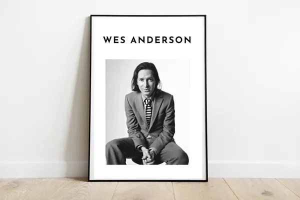 Wes Anderson - Literary Portrait Art