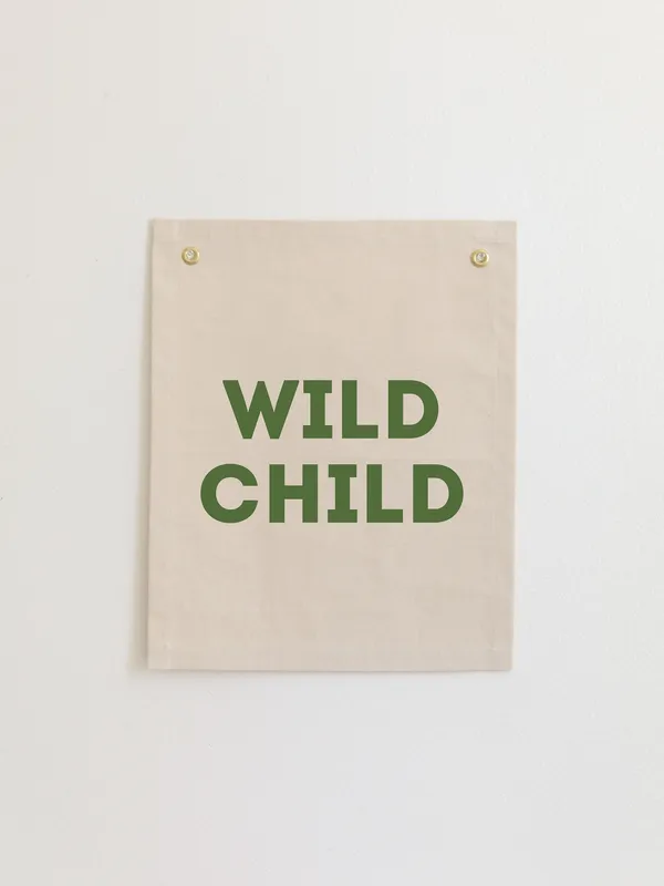 Wild Child Nursery Wall Art, Neutral Nursery Decor