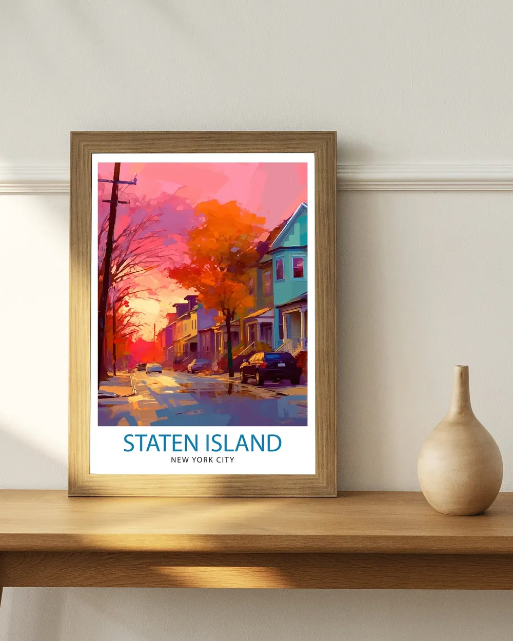 Staten Island New York Travel Poster - Image 2