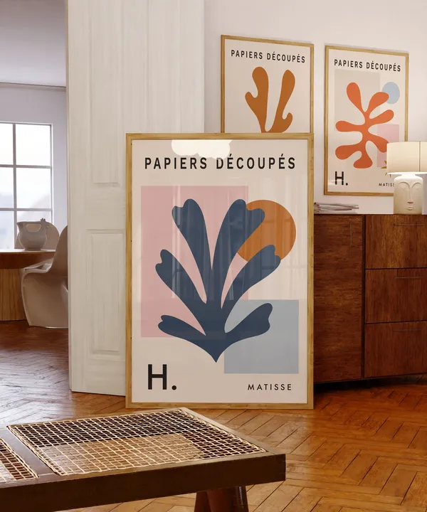 Henri Matisse Print Cut-Outs Exhibition Poster