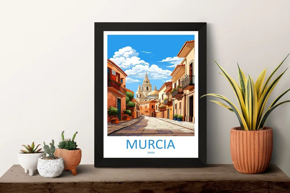 Murcia Travel Poster, Spain Place Print - Image 3